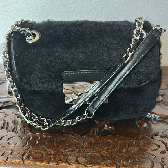 Michael Kors Shearling Crossbody Bag - Picture 2 of 7